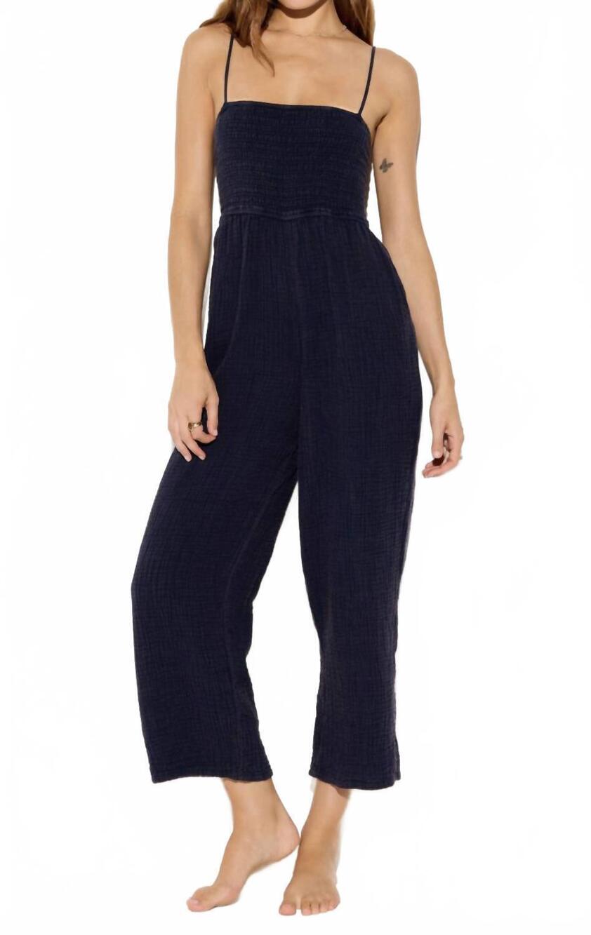 NEW SPIRITUAL GANGSTER gisele jumpsuit in indigo
